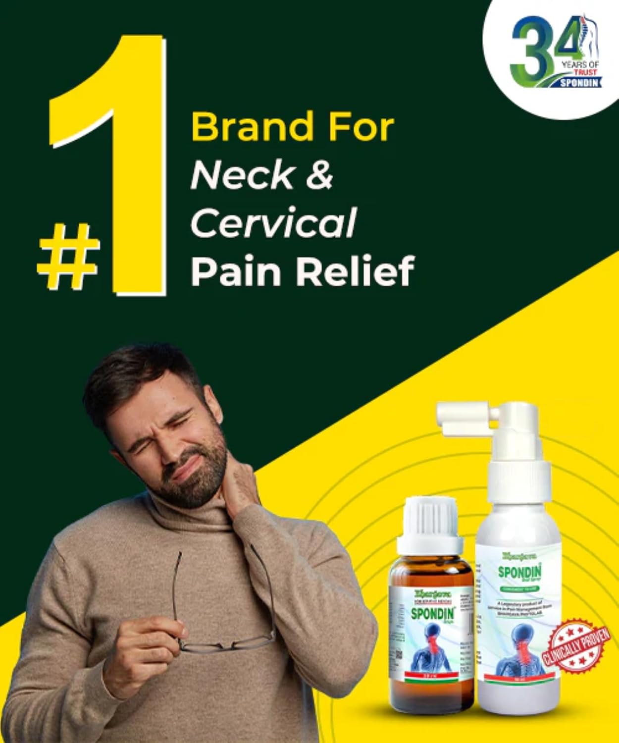 Bhargava Phytolab Spondin Drops for Neck, Back & Shoulder Pain 30 ml – view 2