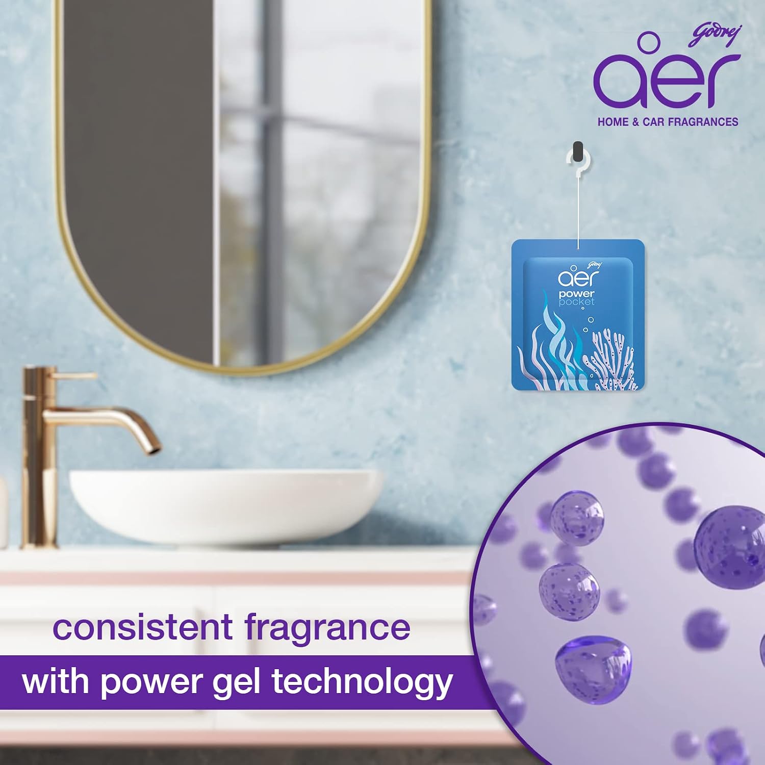 Godrej aer Power Pocket Bathroom Freshener Assorted Pack of 3 – view 5