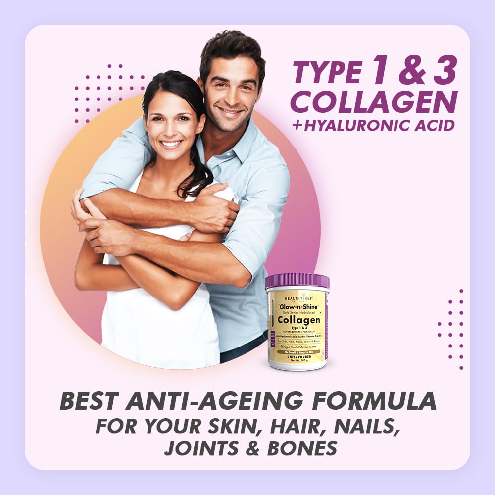 HealthyHey Skin Glow-n-Shine® Collagen Powder 200g – view 3
