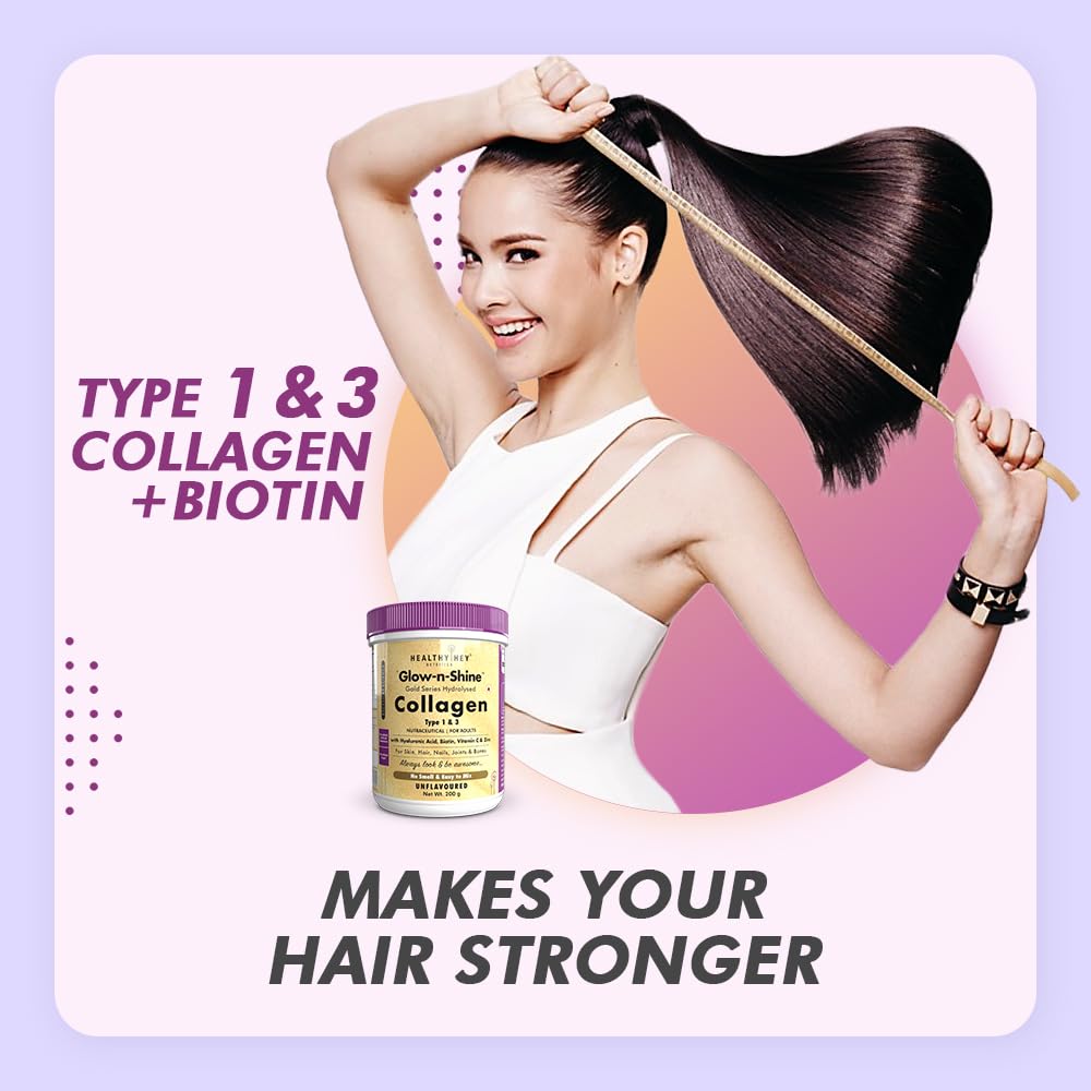 HealthyHey Skin Glow-n-Shine® Collagen Powder 200g – view 4