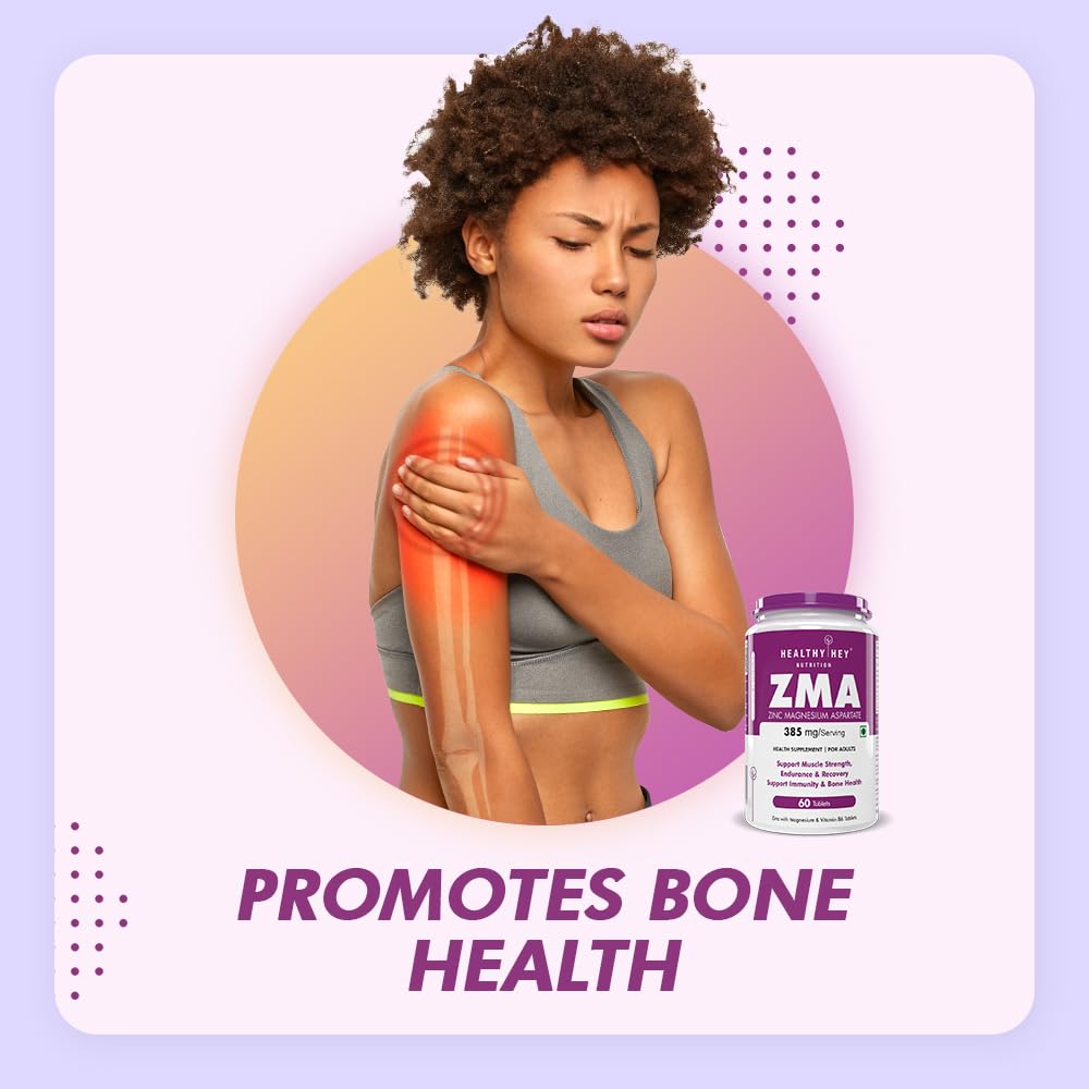 HealthyHey Nutrition ZMA and Zinc Supplement for Men & Women – view 5