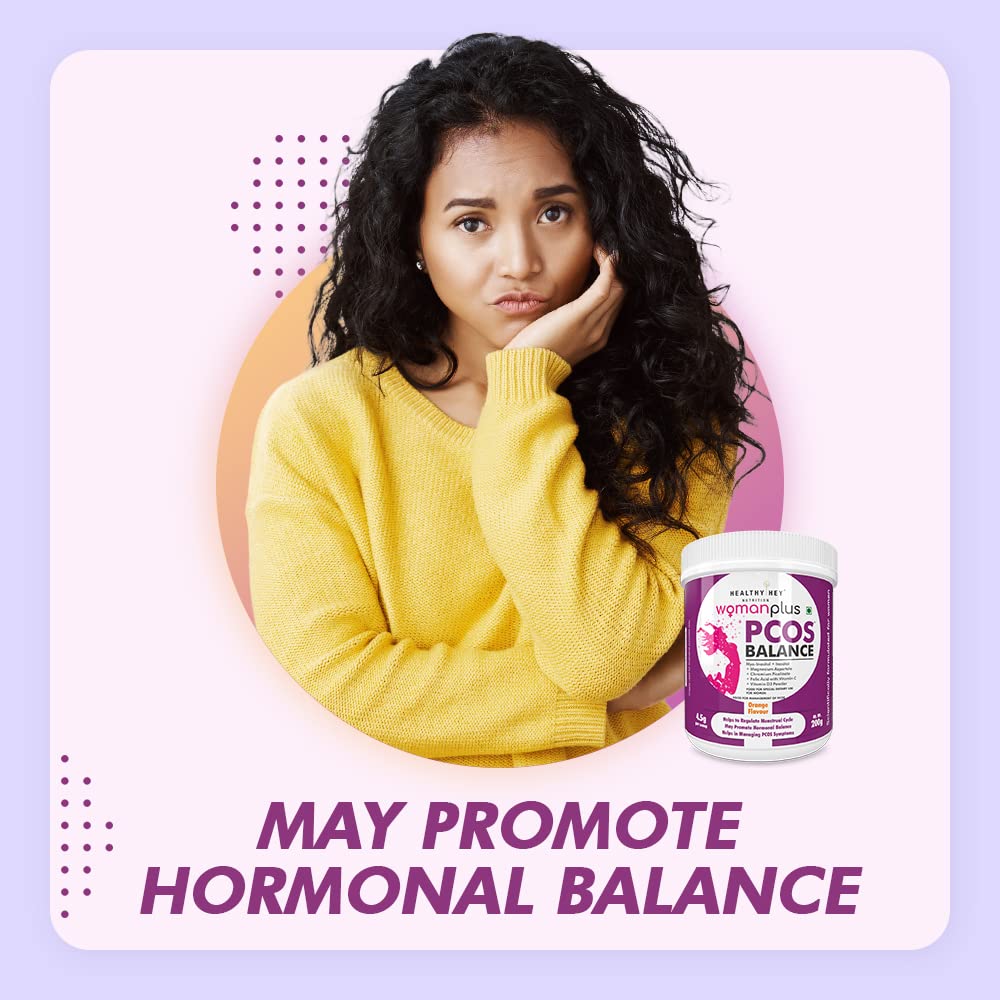 HealthyHey Nutrition Woman Plus PCOS Balance - Orange Flavour Powder - 200g – view 5