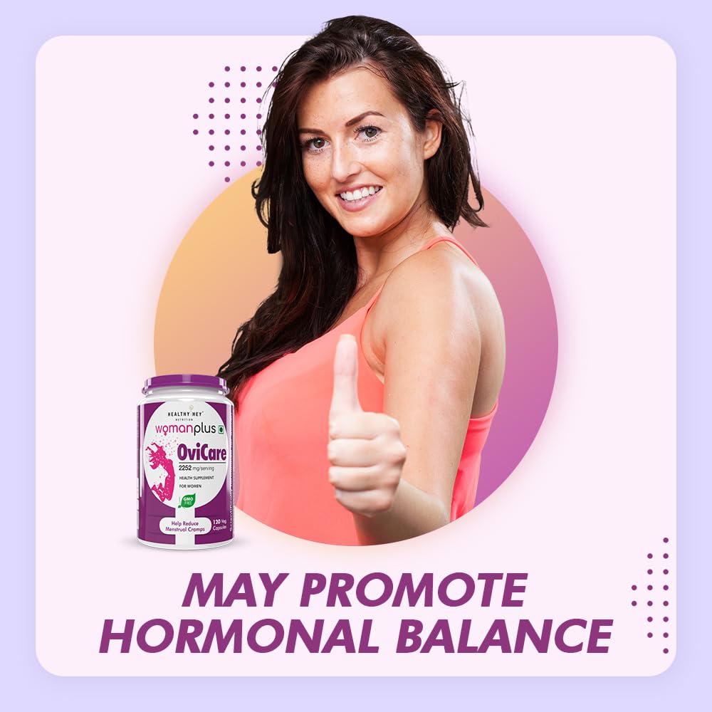 HealthyHey Nutrition Woman Plus OviCare - 120 Vegetable Capsules – view 5