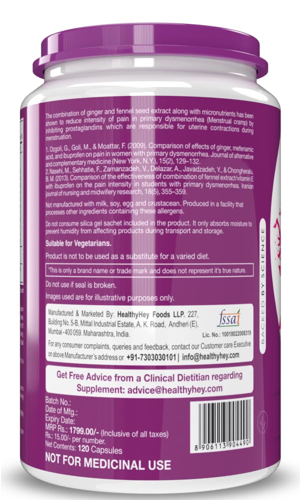 HealthyHey Nutrition Woman Plus OviCare - 120 Vegetable Capsules – view 7