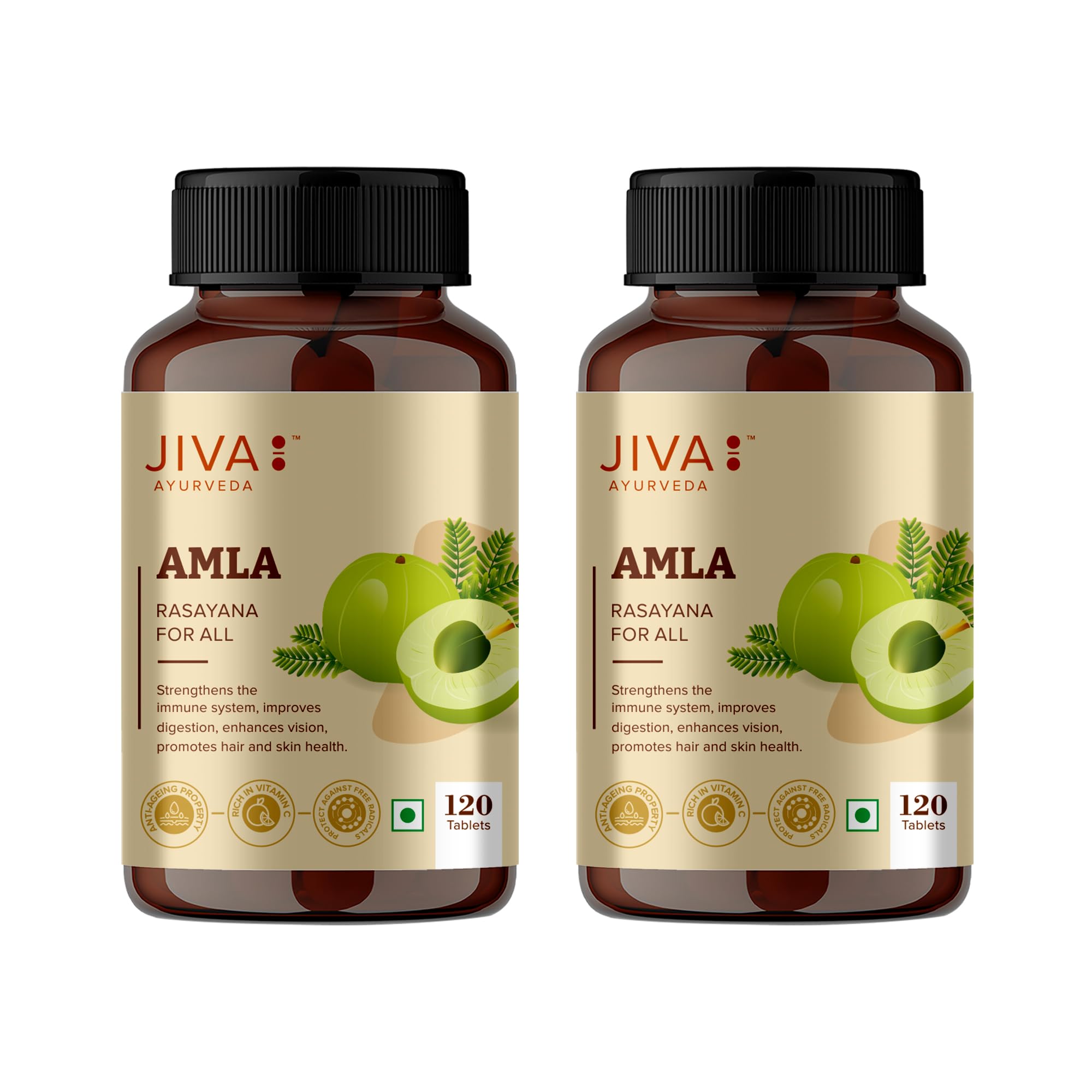 Jiva Ayurveda amla tablet pack of 2, 240 count