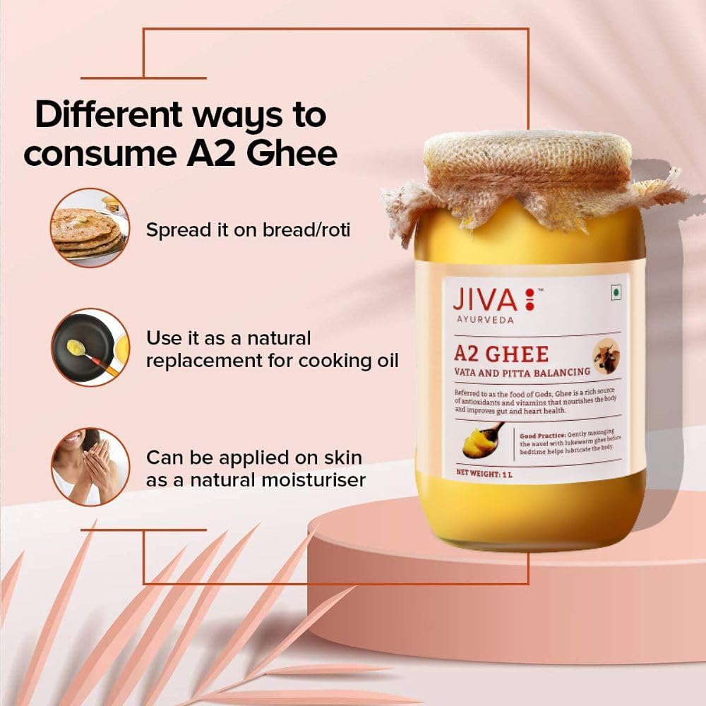Jiva Gir Desi Cow A2 Ghee 300 ml – view 7