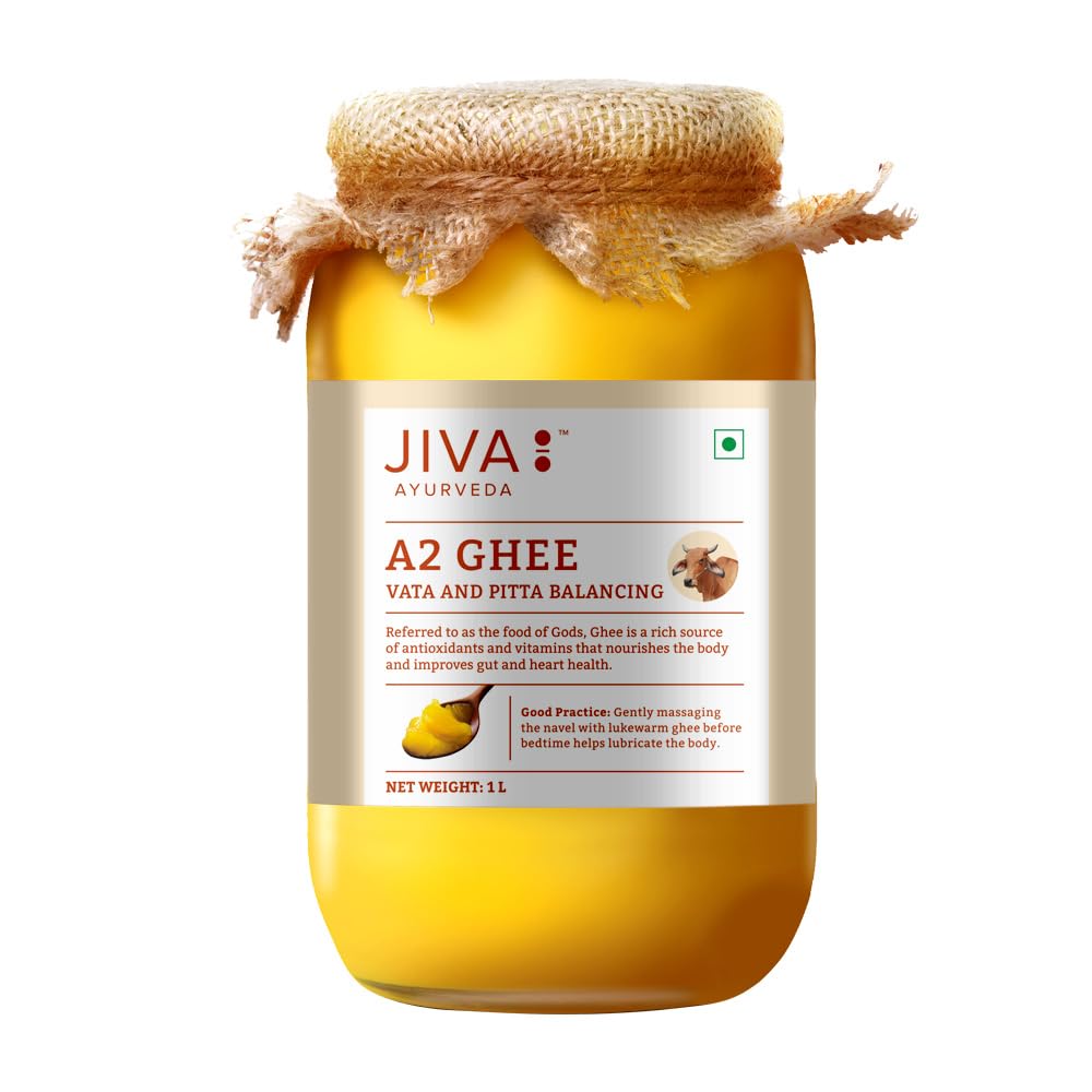 Jiva Ayurveda desi Gir cow A2 ghee 1 liter
