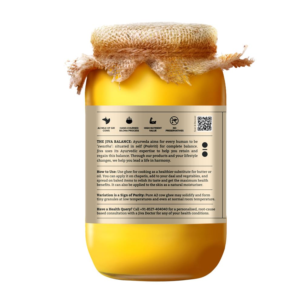 Jiva Gir Desi Cow A2 Ghee 1 L – view 3