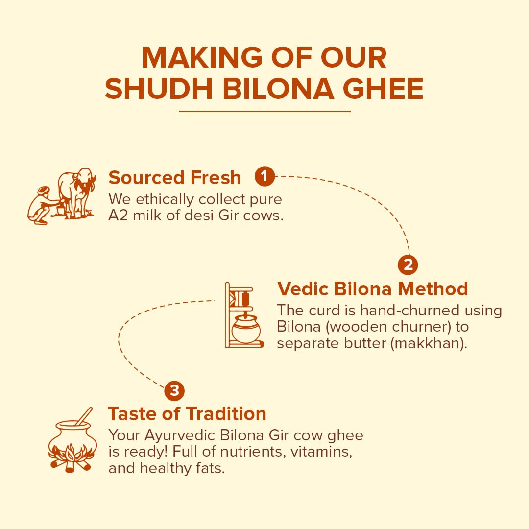 Jiva Gir Desi Cow A2 Ghee 1 L – view 6