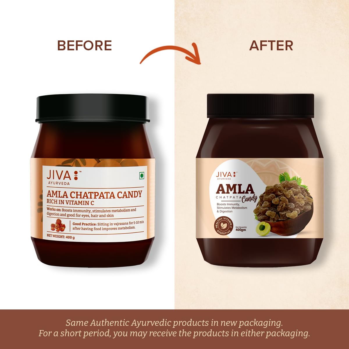 Jiva Amla Chatpata Candy 400gm – view 2