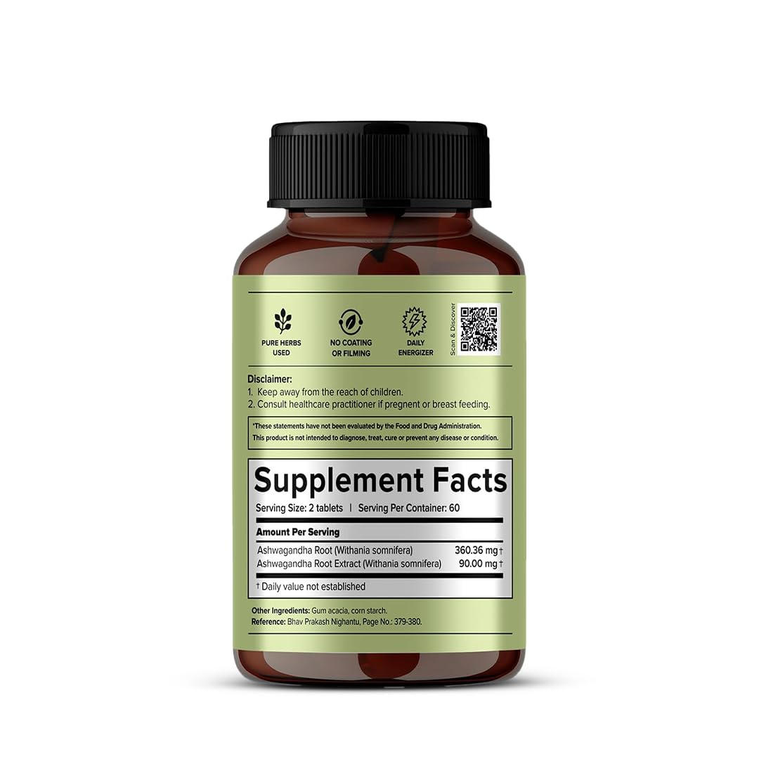 Jiva Ayurveda Ashwagandha Tablet, 60 Tablets – view 2