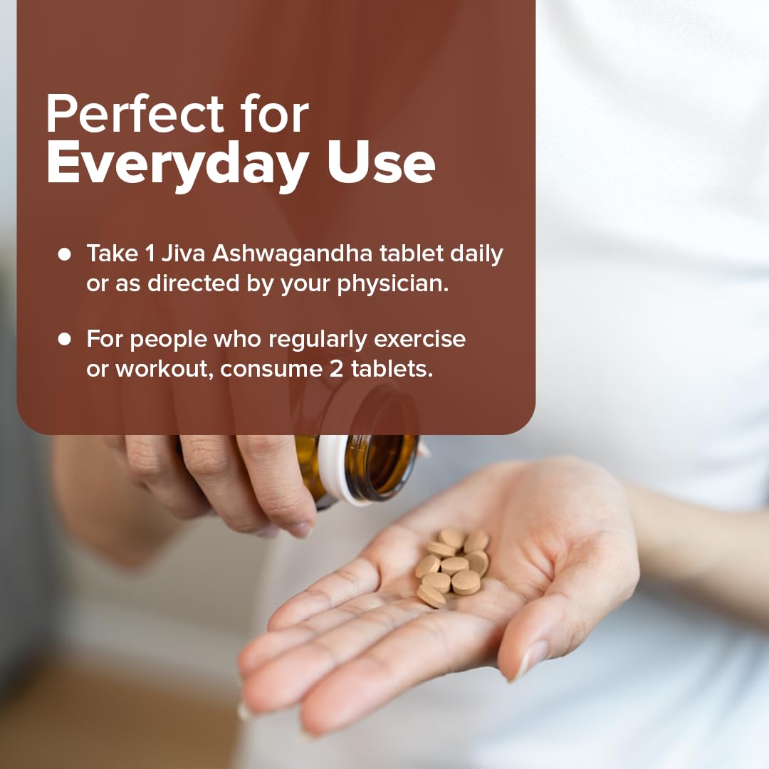 Jiva Ayurveda Ashwagandha Tablet, 60 Tablets – view 5