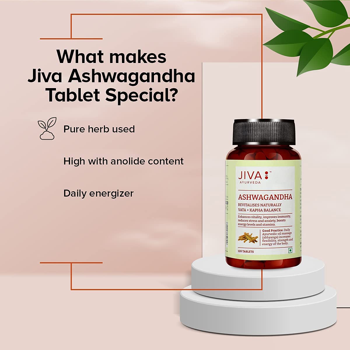Jiva Ashwagandha Tablet – view 7