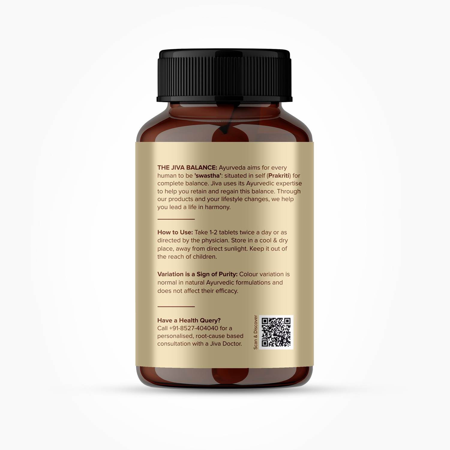 Jiva Ayurveda Ashwagandha Tablet, 120 Tablets, Pack of 2 – view 3