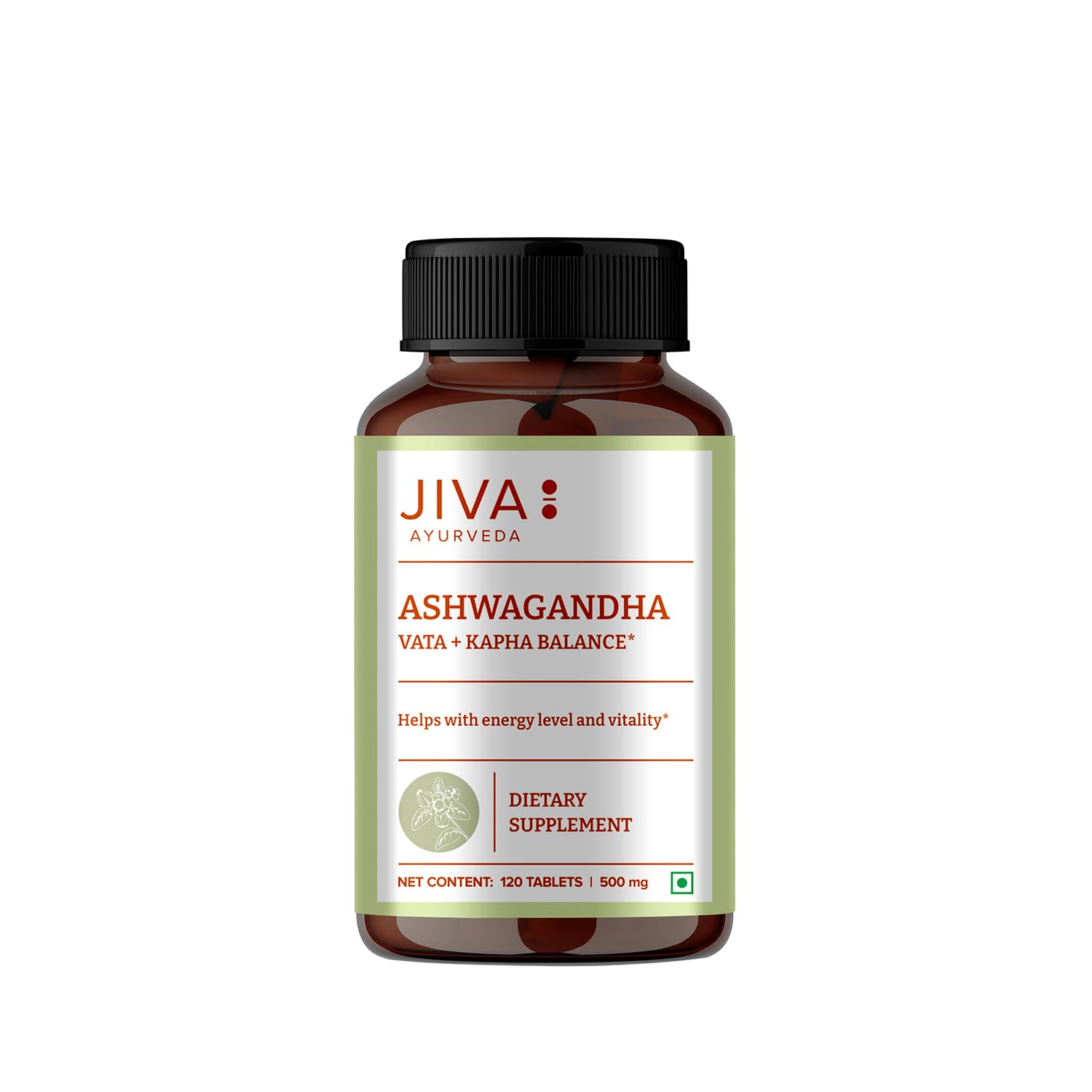 Jiva Ashwagandha tablet pack with 120 tablets, pack of 2