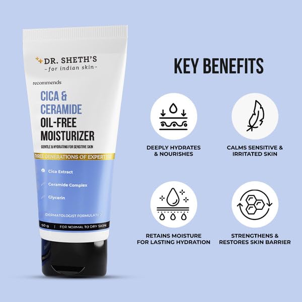 Dr. Sheth's Cica & Ceramide Oil-Free Moisturizer – view 4