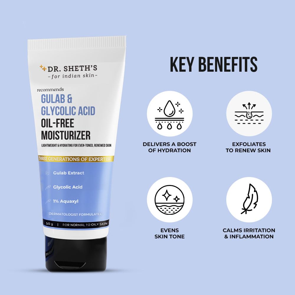 Dr. Sheth's Gulab & Glycolic Acid Oil-Free Moisturizer – view 3
