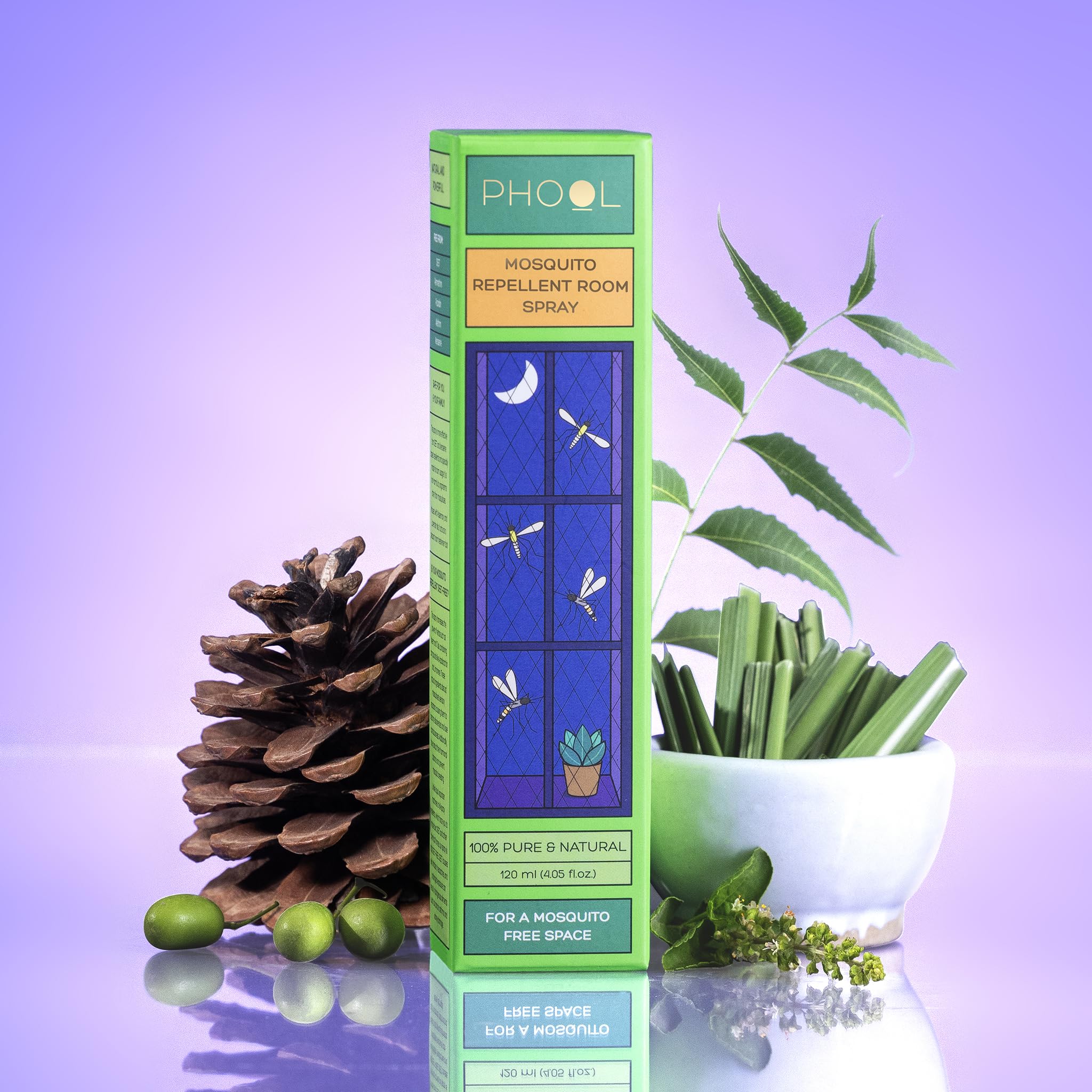 PHOOL LUXURY INCENSE Mosquito Repellent Room Spray I 120 ml – view 7