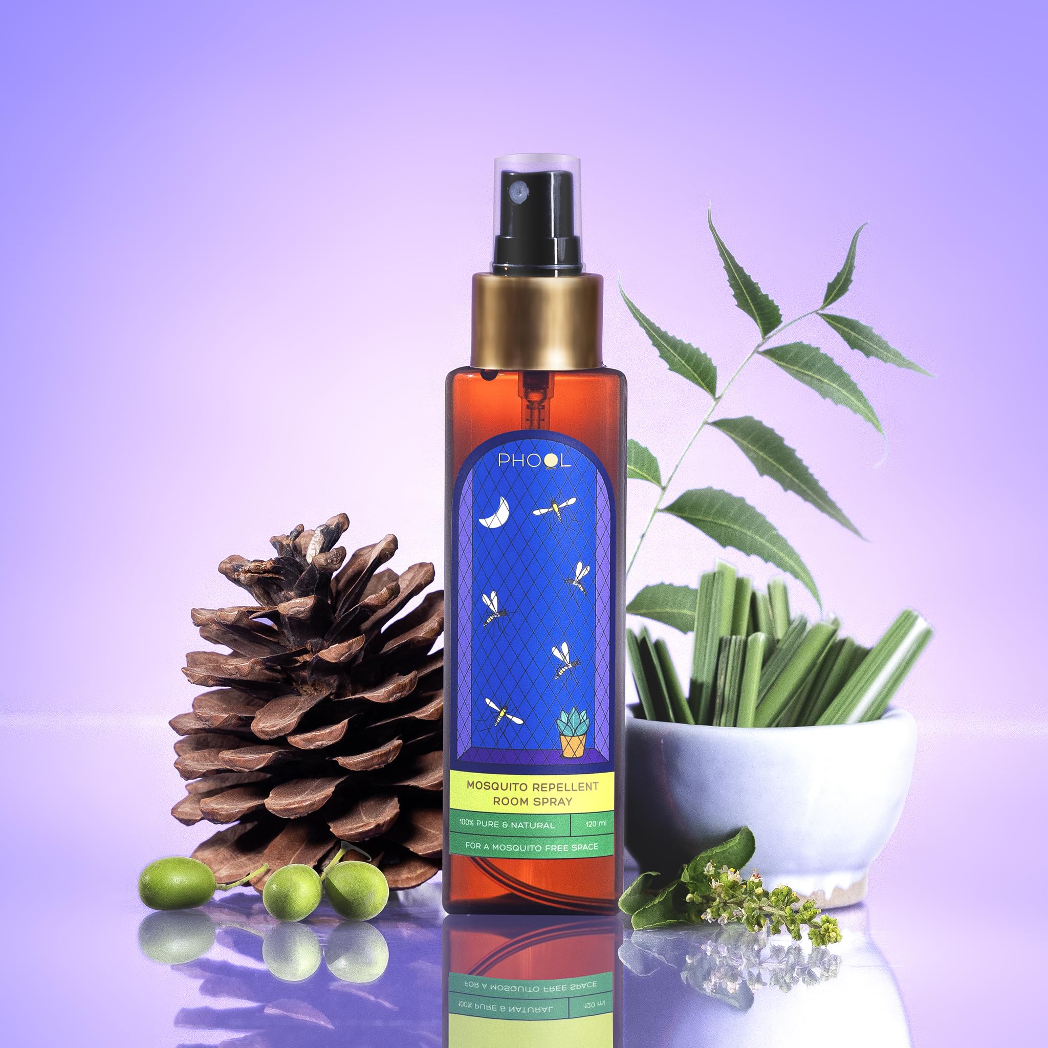 PHOOL LUXURY INCENSE Mosquito Repellent Room Spray I 120 ml – view 8