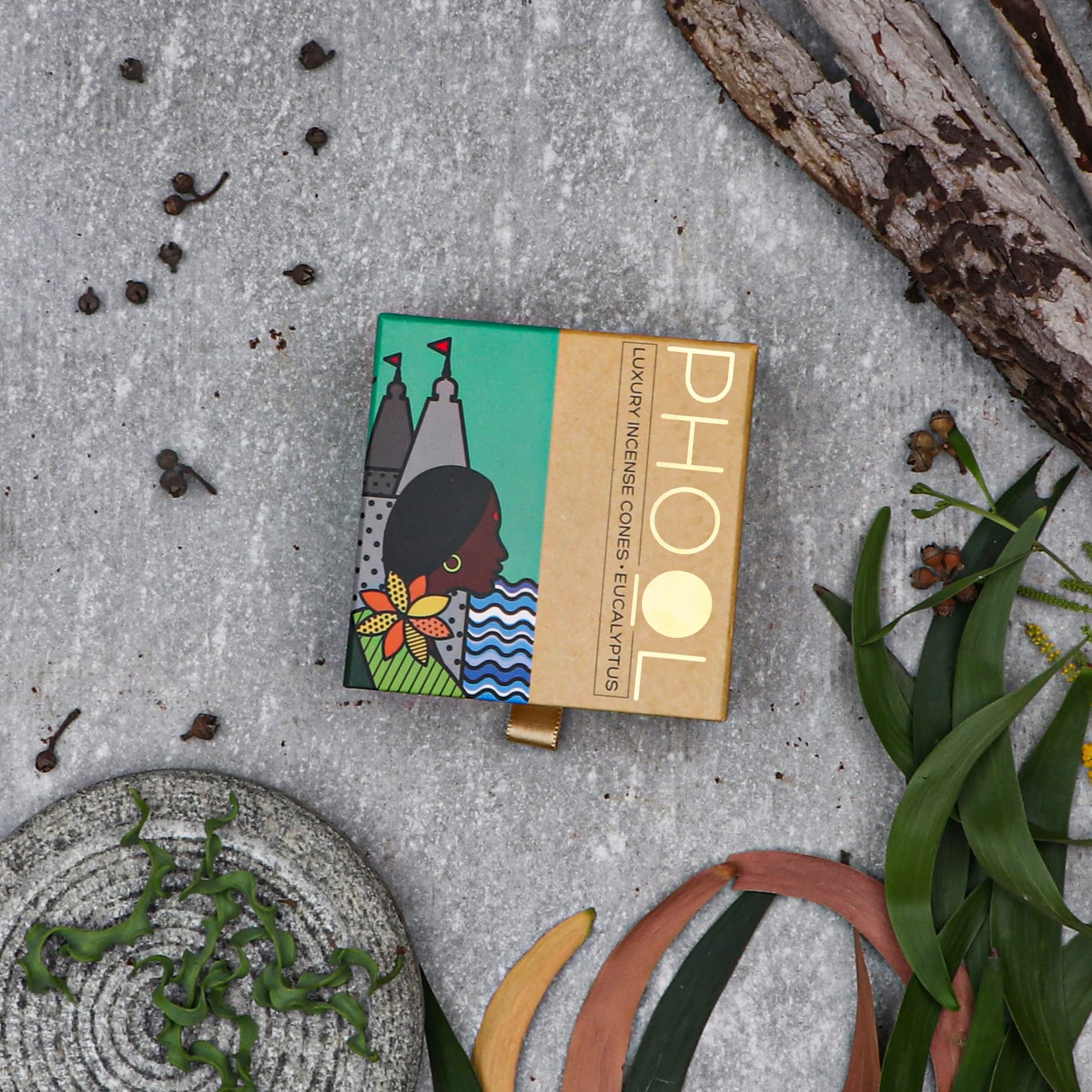 PHOOL LUXURY INCENSE Natural Incense Cones (Bundle Pack Of 4) I Citral Fragrances - Citronella, Eucalyptus, Lemongrass, Orange I 100% Organic Dhoop Cones – view 6