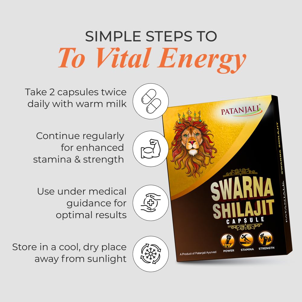 Patanjali Swarna Shilajit - 10 Capsules – view 6
