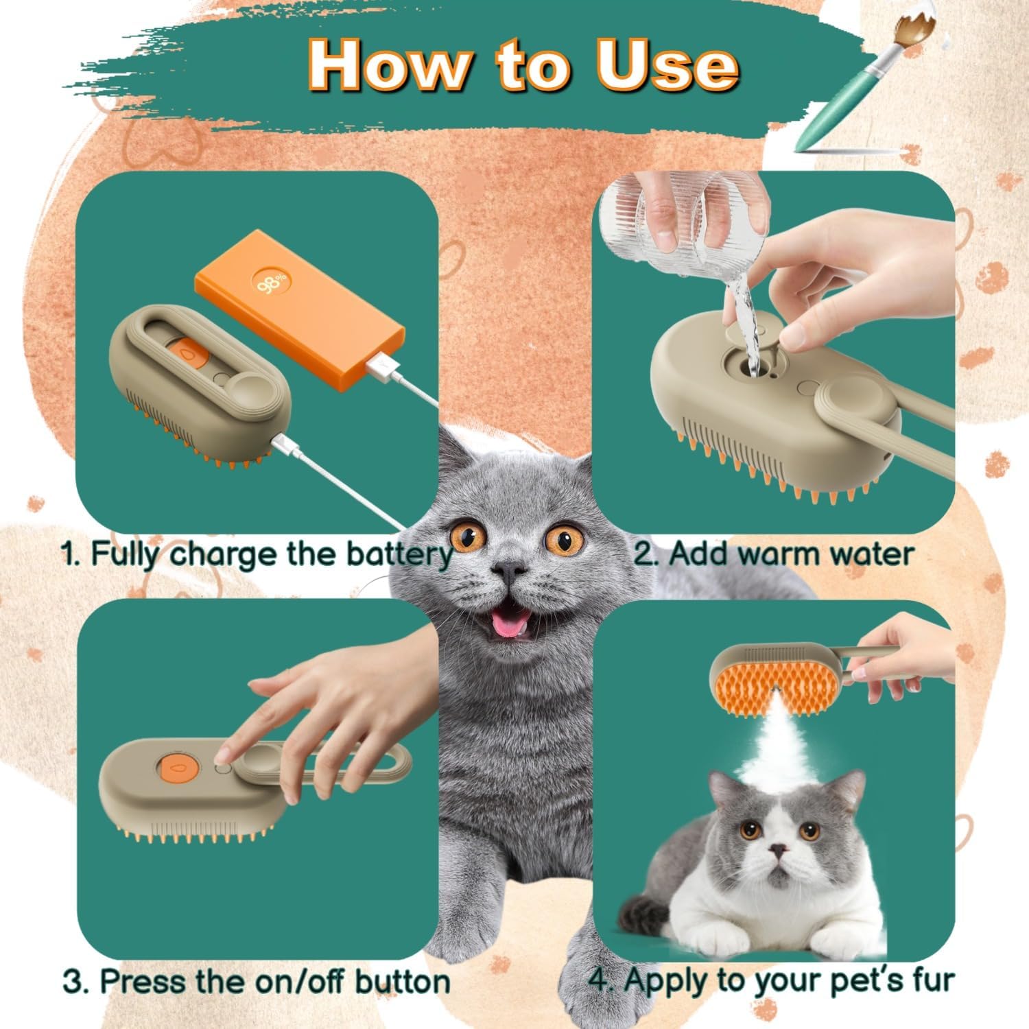 Style Keepers 6-in-1 Pet Grooming Combo for Dogs & Cats – view 8