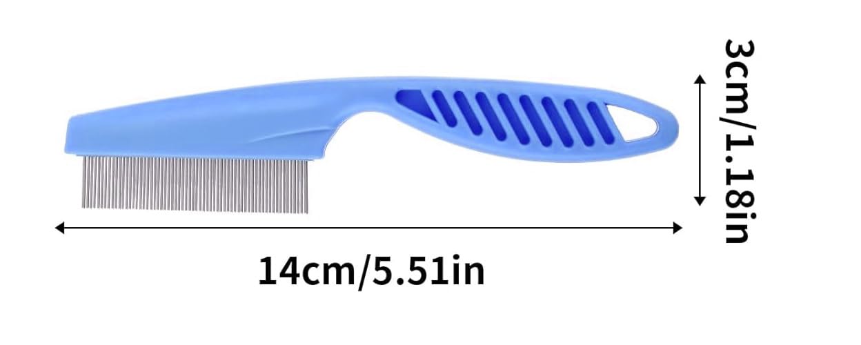 6 in 1 Pet Grooming Kit for Dog and Cat with Shedding Brush Nail Clipper Bath Brush Flea Comb and Complete Grooming Tools Set for Home Pet Hair Care Fur Cleaning and Professional Daily Pet Grooming Use – view 9