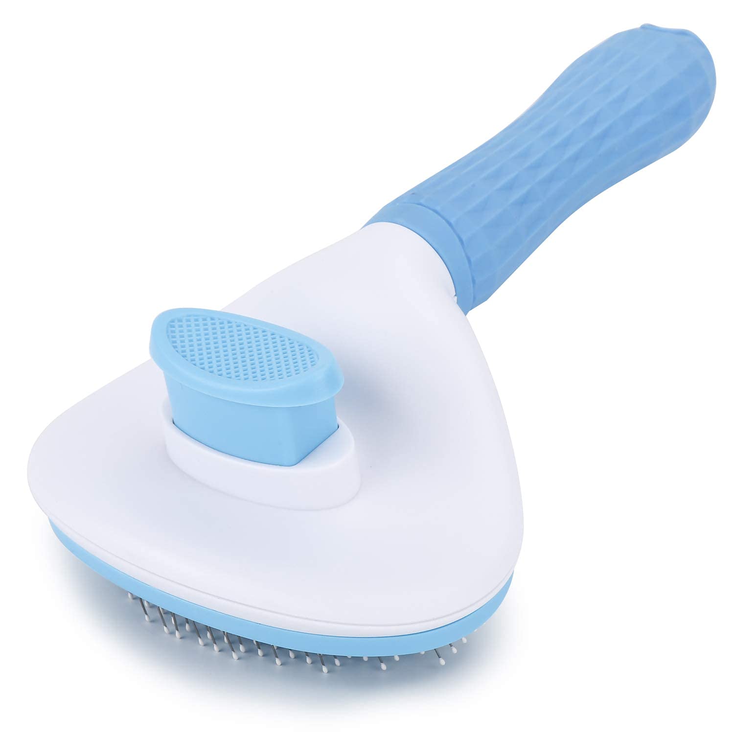 Depets Self Cleaning Slicker Brush, Pet Grooming Shedding Brush for Dogs and Cats - Easy to Remove Loose Undercoat, Pet Massaging Tool Suitable for Pets with Long or Short Hair Color May Vary – view 4