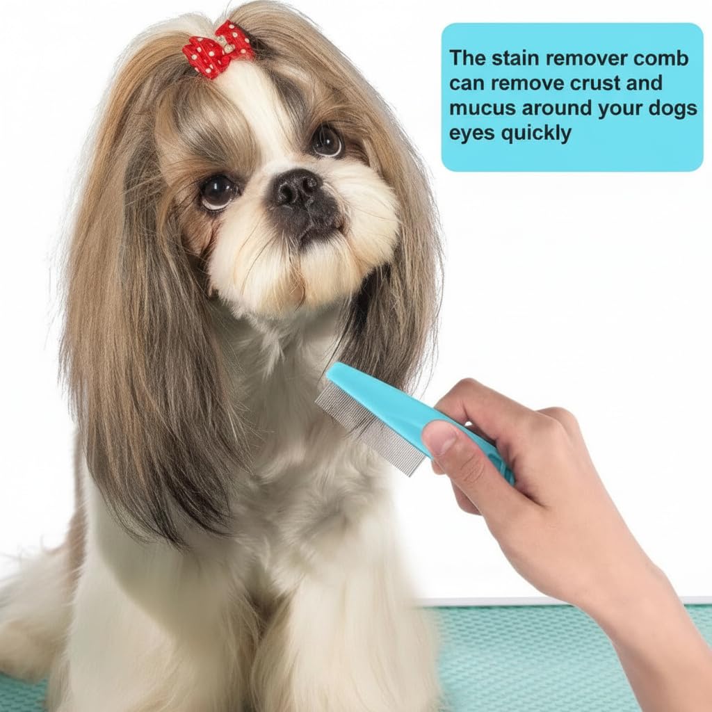 Style Keepers 5-in-1 Pet Grooming Kit for Dogs & Cats – Includes Self Cleaning Brush, Cat Comb, Silicone Bath Scrubber, Flea Comb & Nail Clipper – view 7