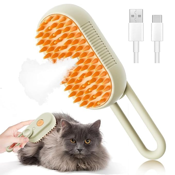 Bekin 4‑in‑1 Pet Grooming Set – Bath Brush Steam Brush 3 in 1 Water Brush Brush + Silicone Bath & Massage Tool + Adjustable Rubber Bath Scrubber + Ergonomic Nail Clippers – for Dogs & Cats – view 8