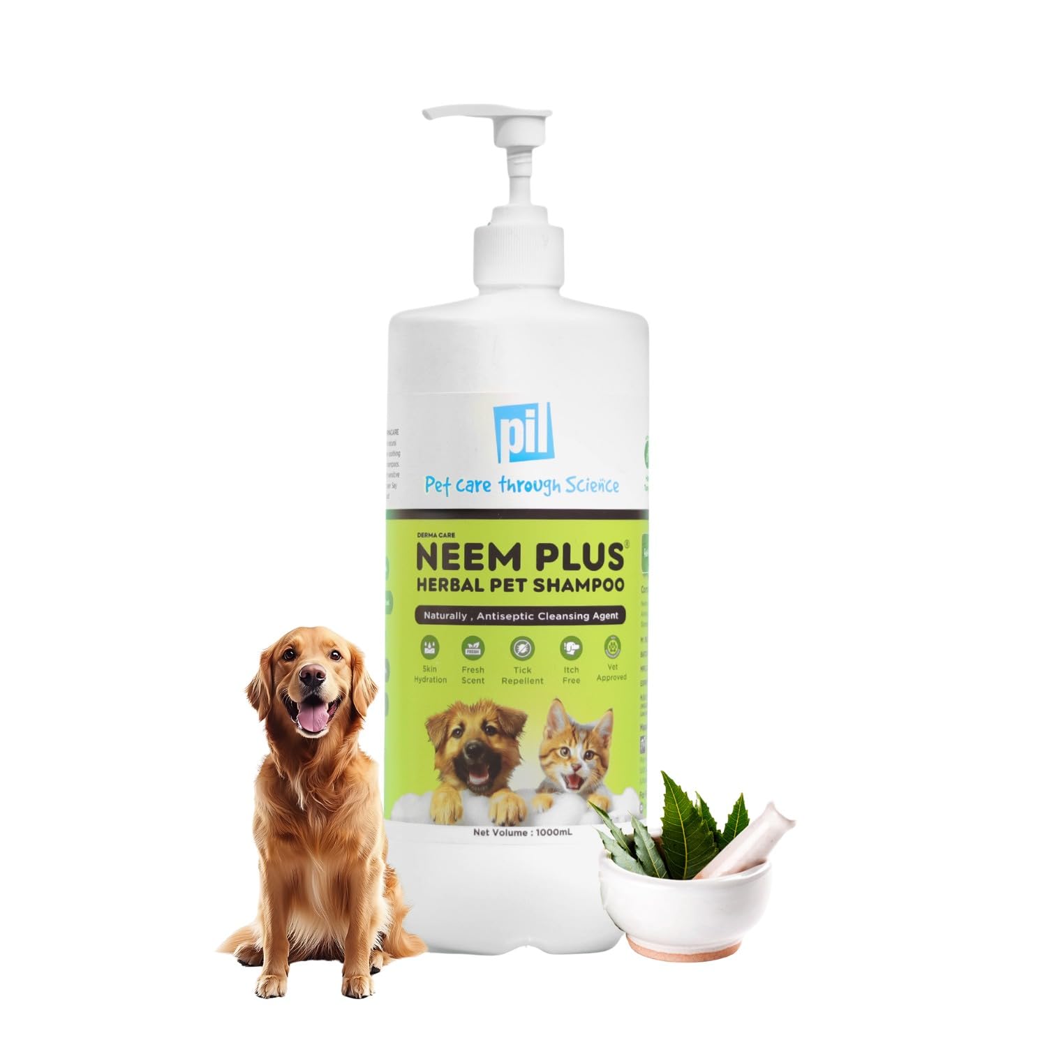 Pil Neem Plus Herbal Pet Shampoo 1000ml – view 2