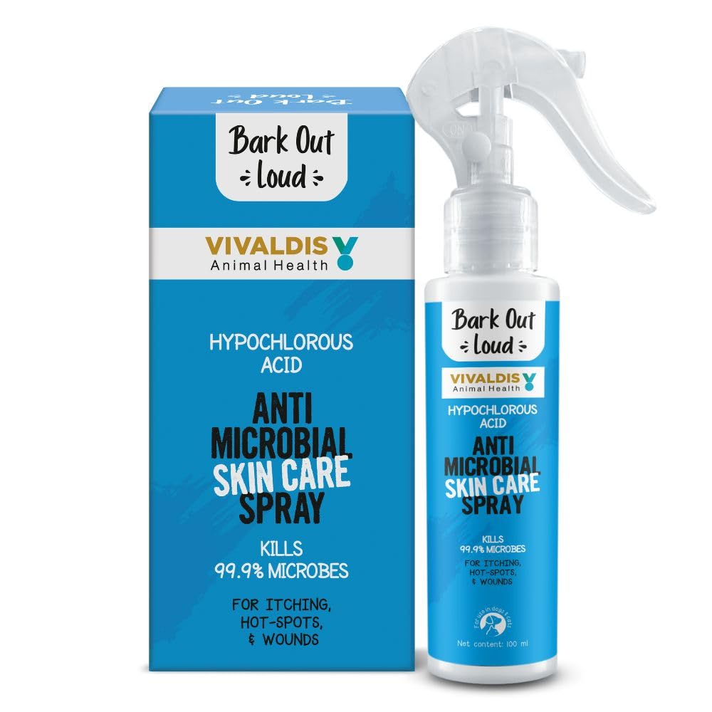 100 ml antimicrobial skin spray for dogs and cats