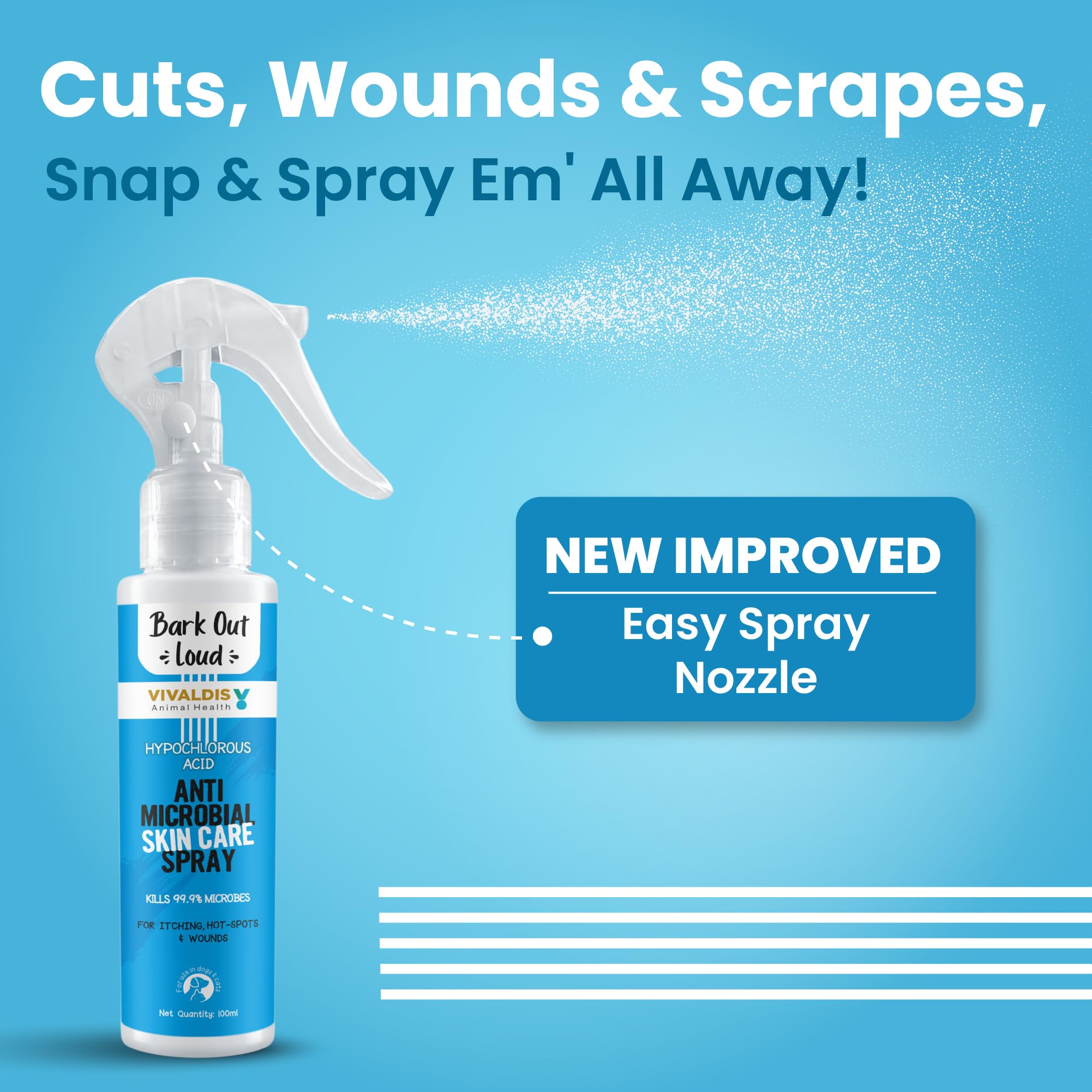Bark Out Loud Antimicrobial Skin Spray for Pets – view 4