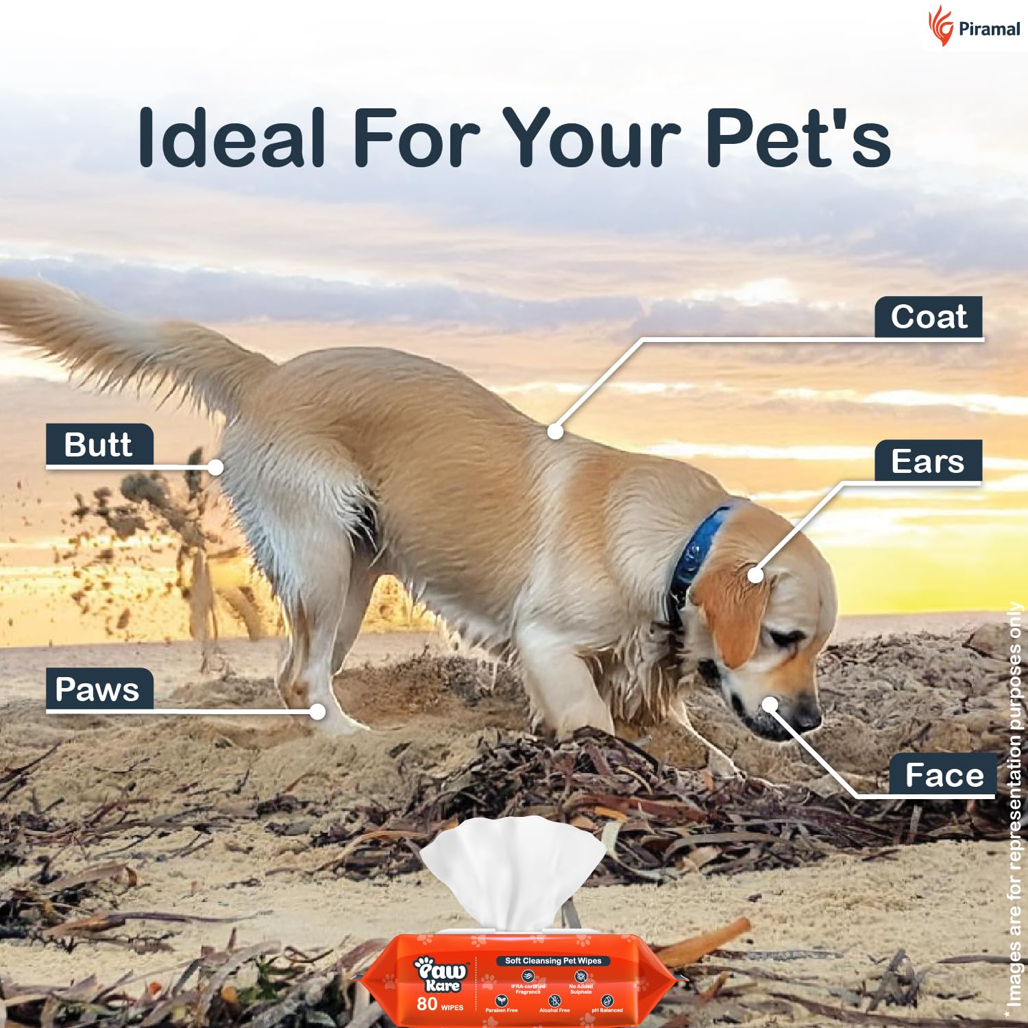 PawKare Pet Wipes for Dogs & Cats – view 4