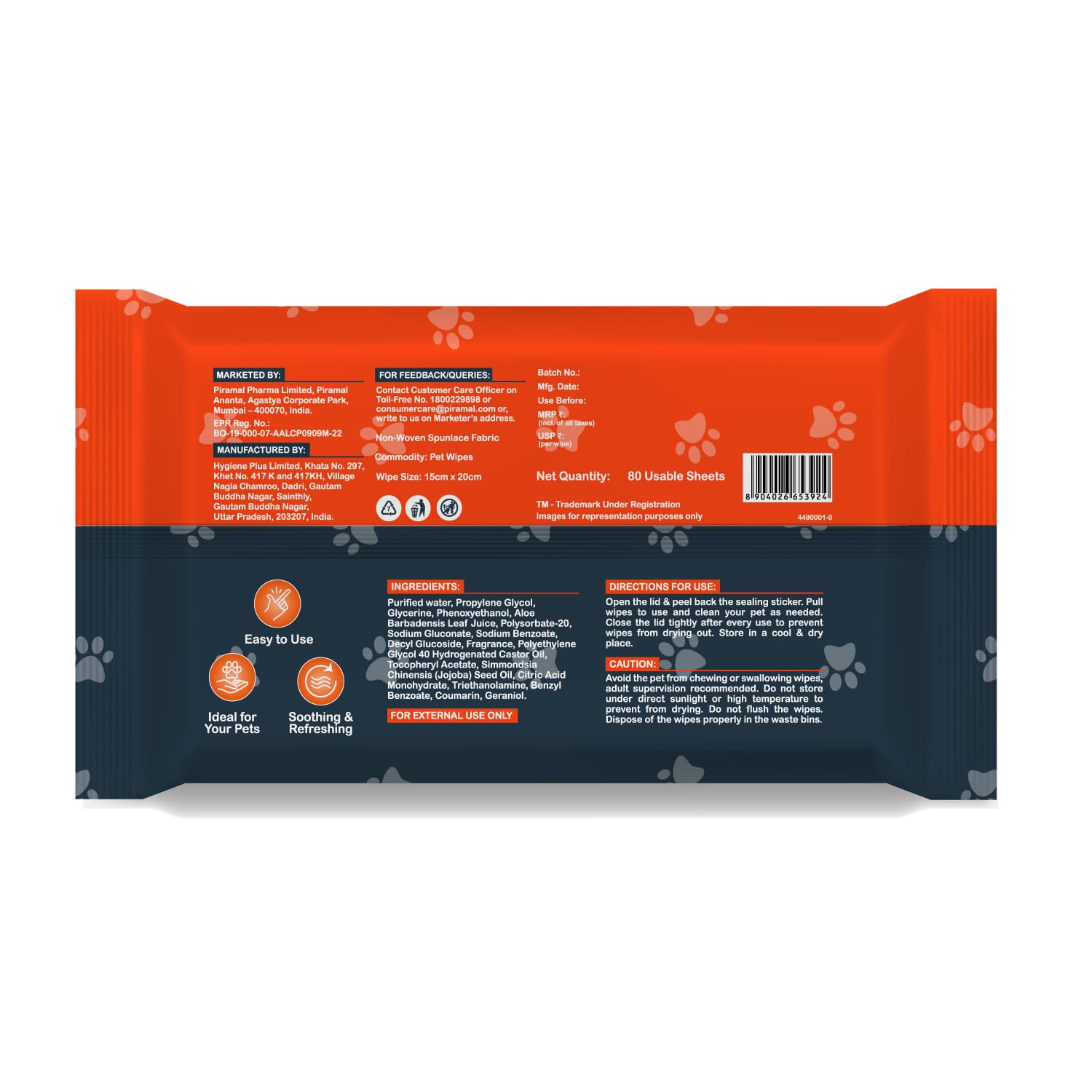 PawKare Pet Wipes for Dogs & Cats – view 9
