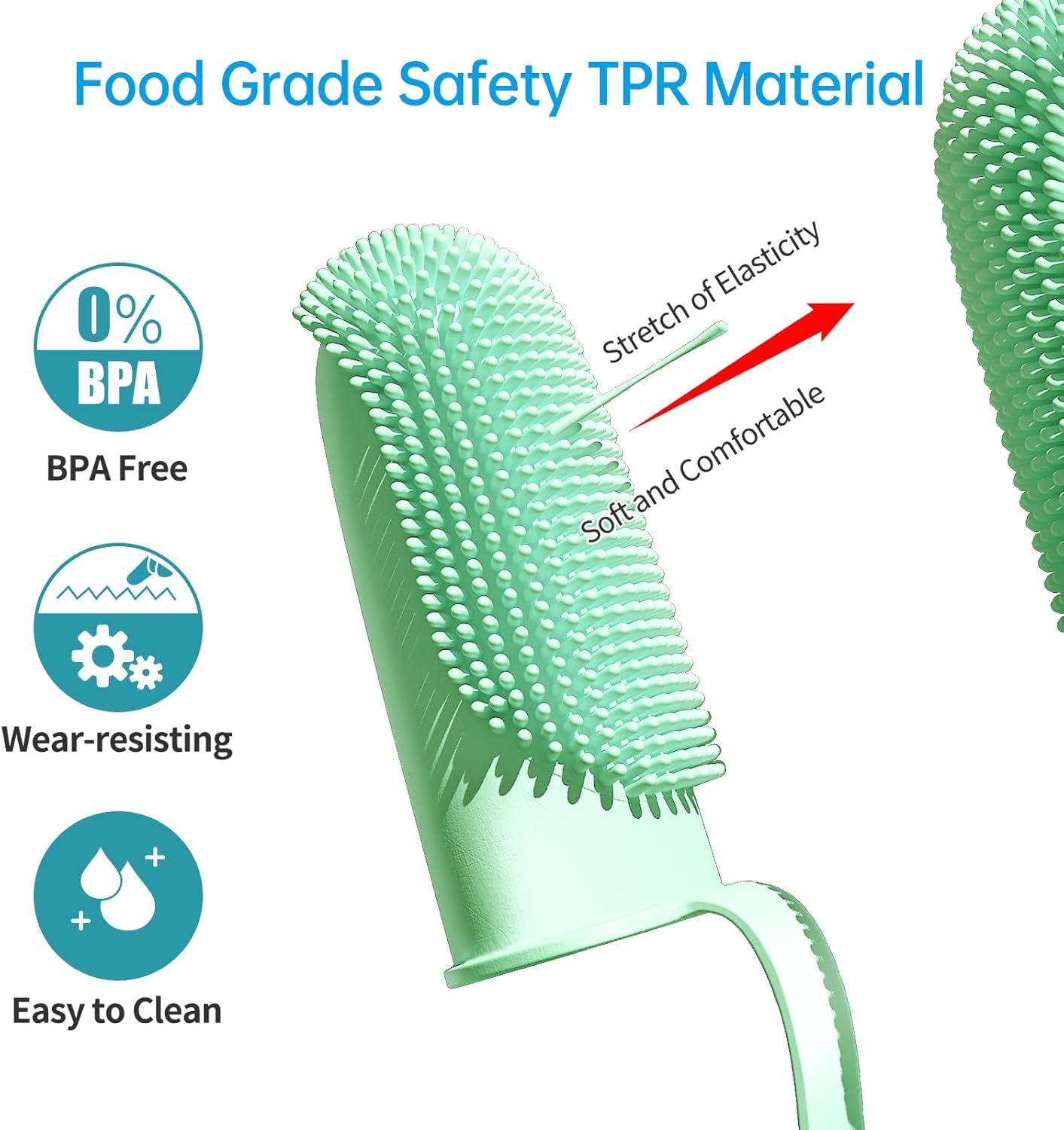 5 Pcs Self Cleaning Slicker Shedding Brush Pet Bath Massage Brush With Soap & Shampoo Dispenser Soft Silicone Bristle Finger Toothbrush & Stainless Steel Comb For Long Short Haired Dogs Cats Shower Bathing – view 9
