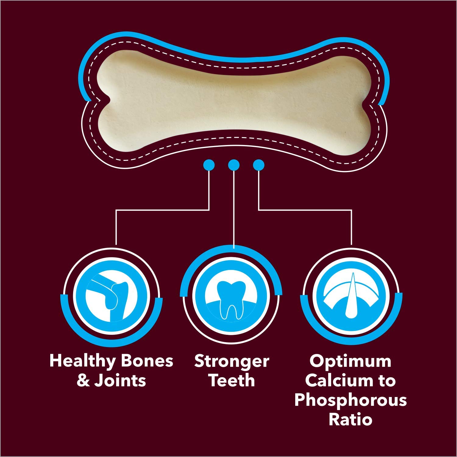 Meat Up Calcium Bone Supplement Dog Treats (240g + 240g) 480g – view 4