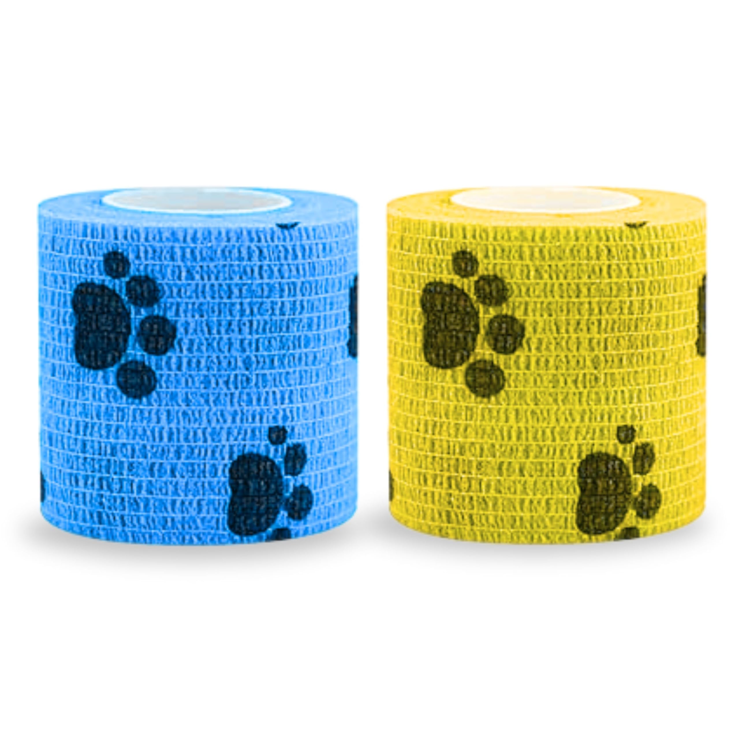 Two small pet bandage rolls for dogs, cats, and humans