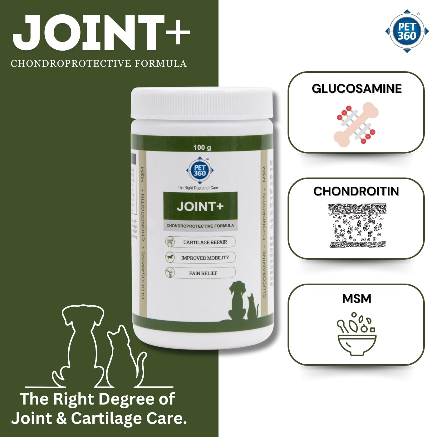 PET360 Joint+ Chondroprotective Formula - 100 gm – view 3