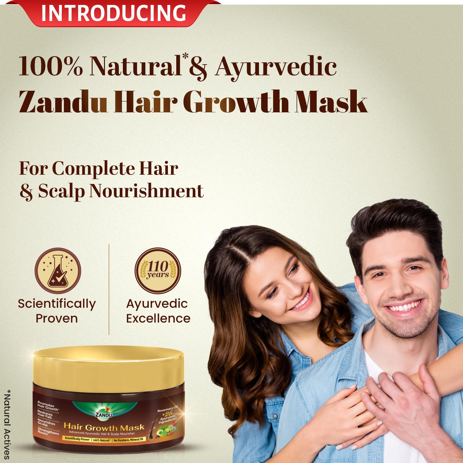 Zandu Hair Growth Mask (200g) – view 2