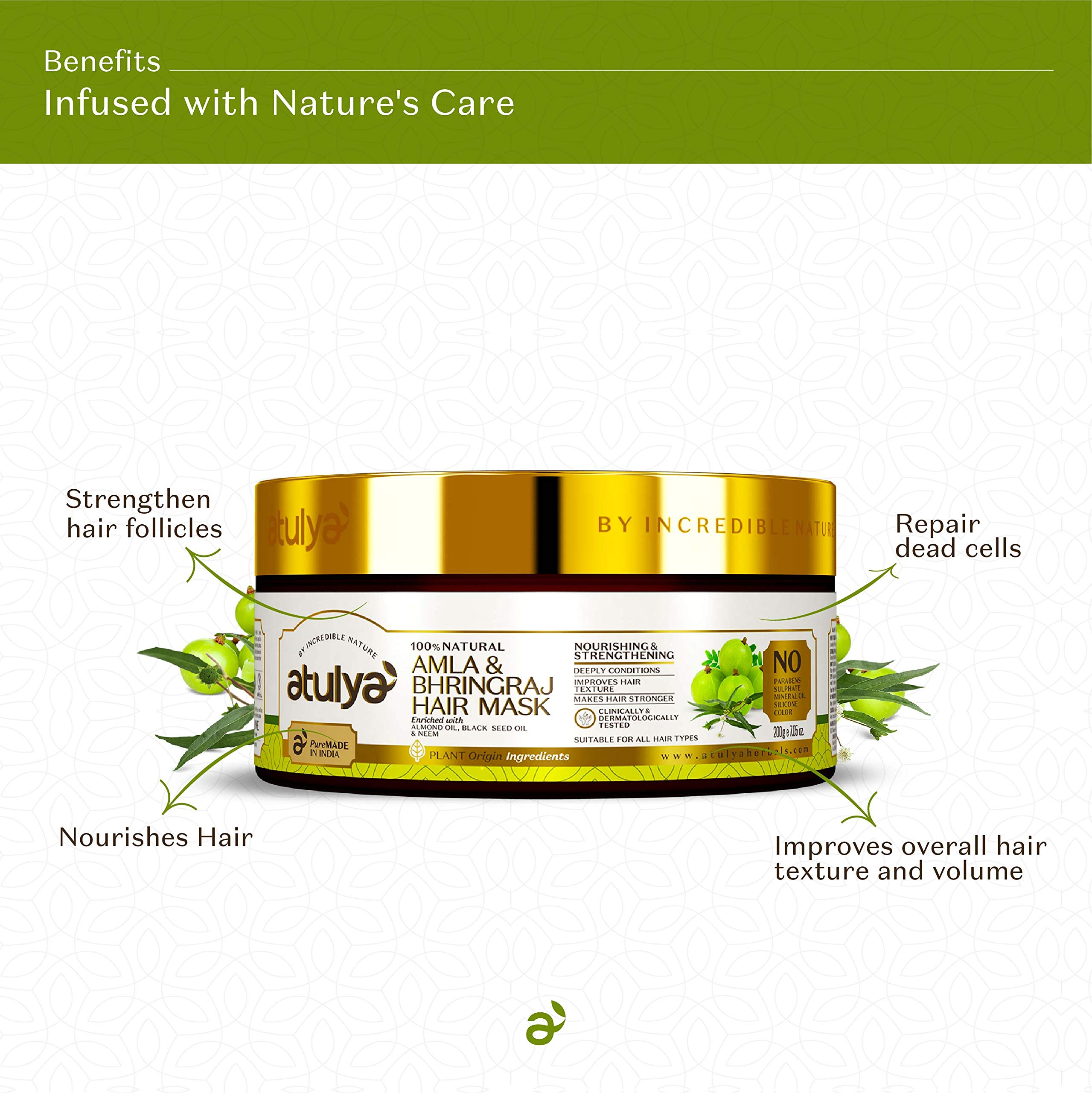 Atulya Amla & Bhringraj Hair Mask – view 3