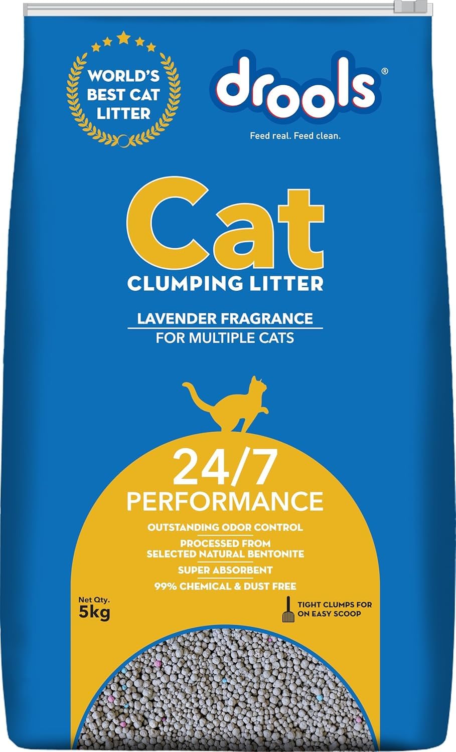 Drools Cat Litter for Multiple Breeds 5kg – view 1