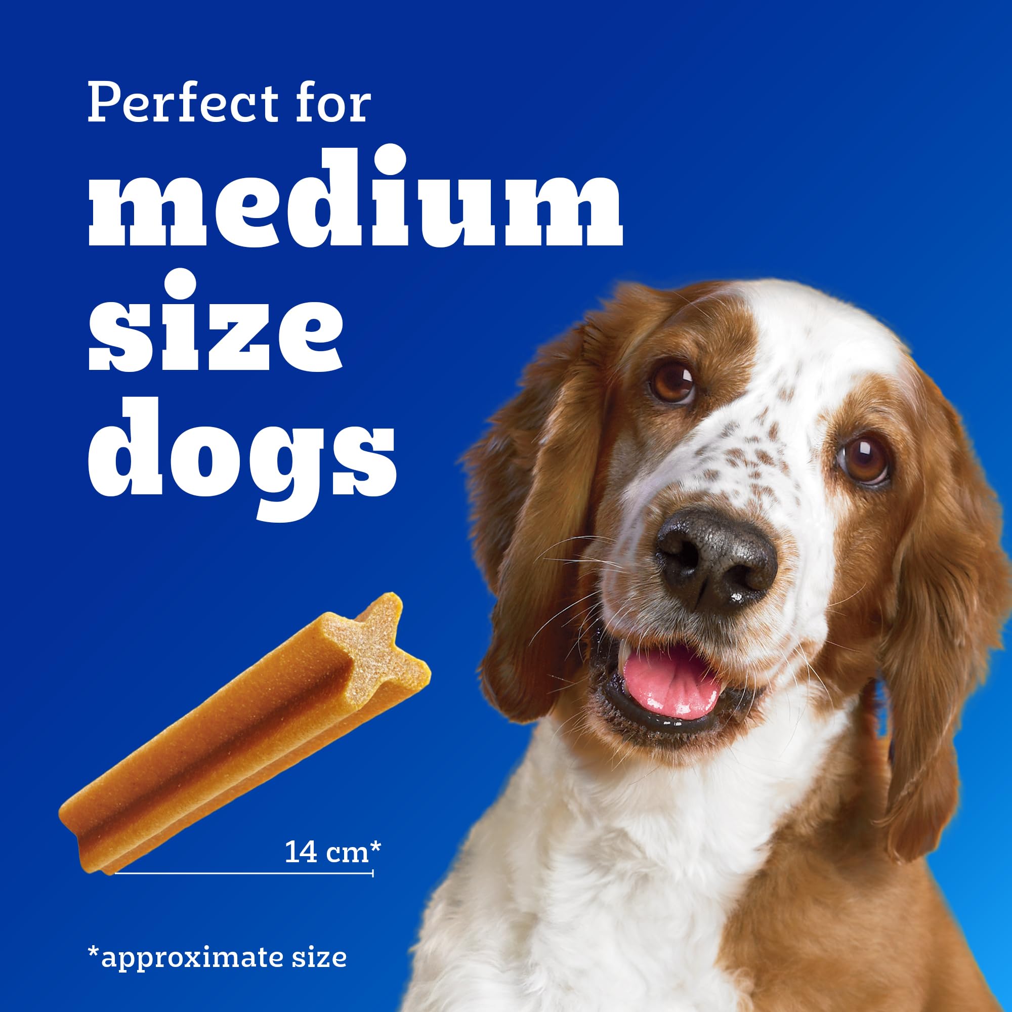 Pedigree Dentastix Oral Care Dog Treat, Adult Medium Breed (10-25 kg), 720 g, Recommended by Vets, Supports Gum Health, Reduces Risk of Gum diseases – view 9