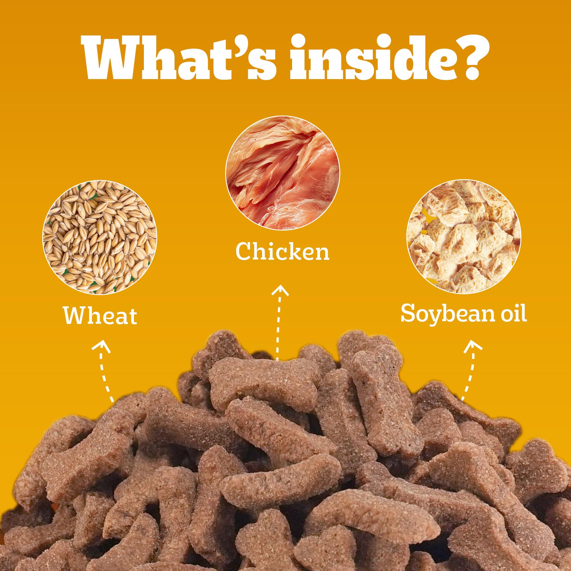 Pedigree Biscrok Biscuits (Above 4 Months) Dog Treats, Chicken Flavour, 900 g, Source of Calcium, Goodness of 15% Protein – view 7