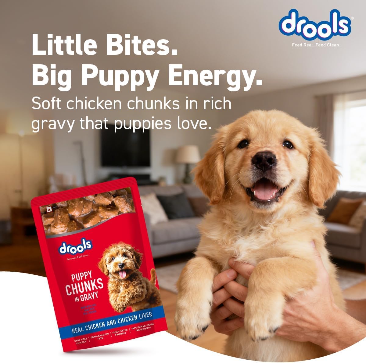 Drools Puppy Wet Dog Food 0.9kg (150g x 6 Packs) – view 3