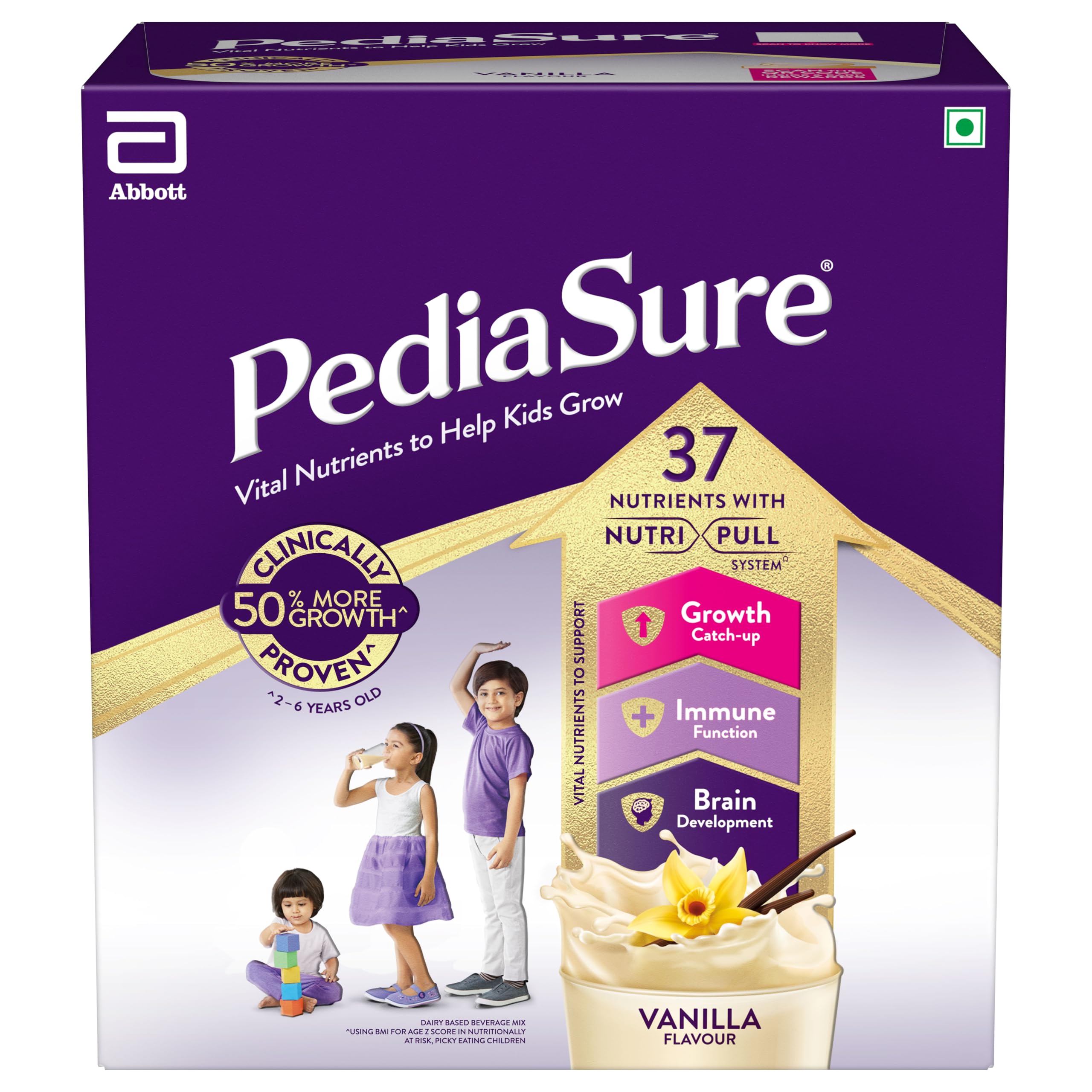 PediaSure vanilla powder pack for kids growth support