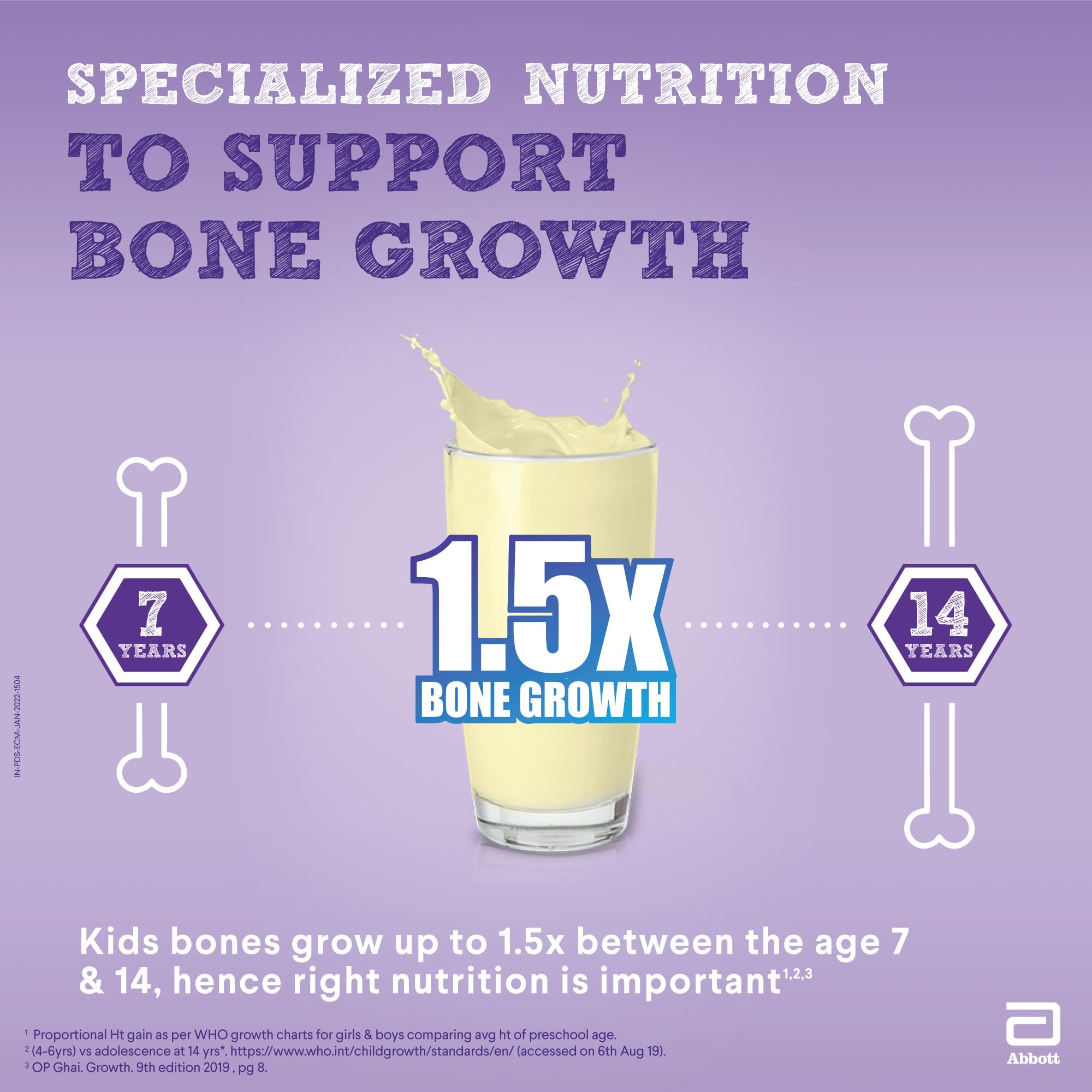 Pediasure 7+ Specialized Nutrition Drink Powder 400 grams,Vanilla Delight Flavour,Scientifically Designed Nutrition for Growing Children,Supports Height Gain,Muscle Strength &Brain Development – view 4
