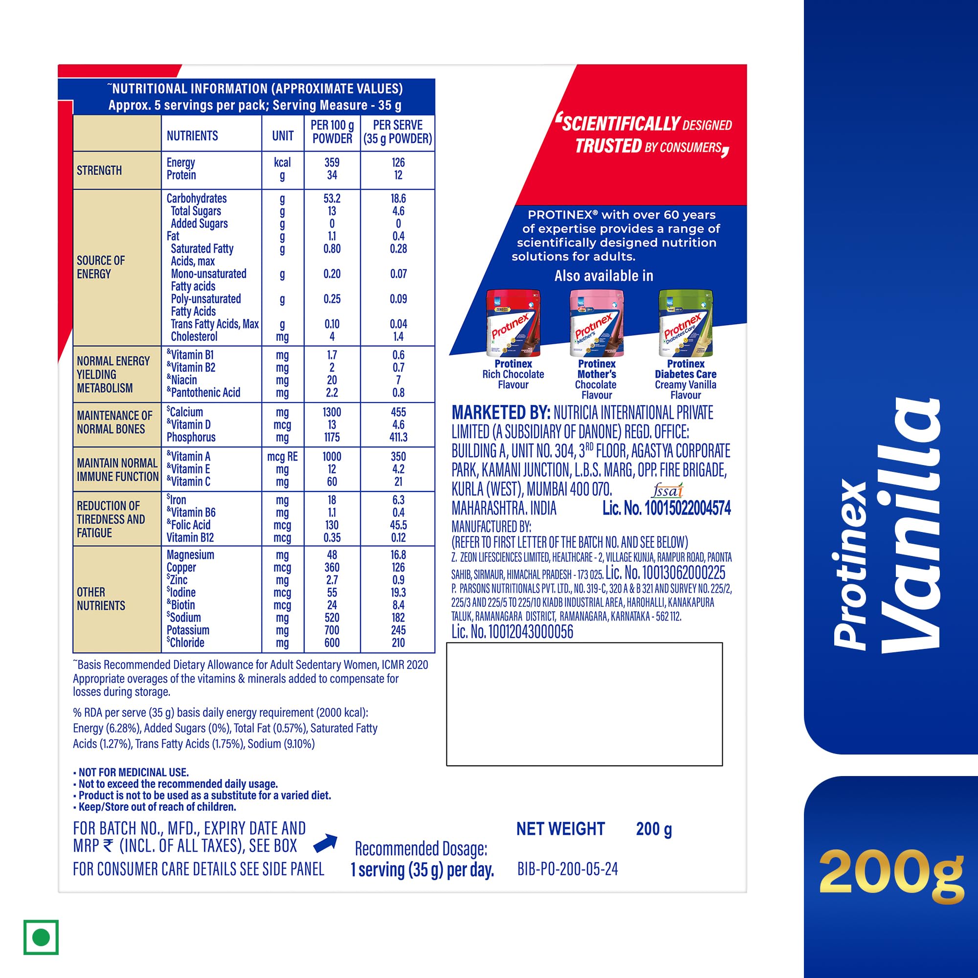 Protinex Creamy Vanilla, 200g – view 9