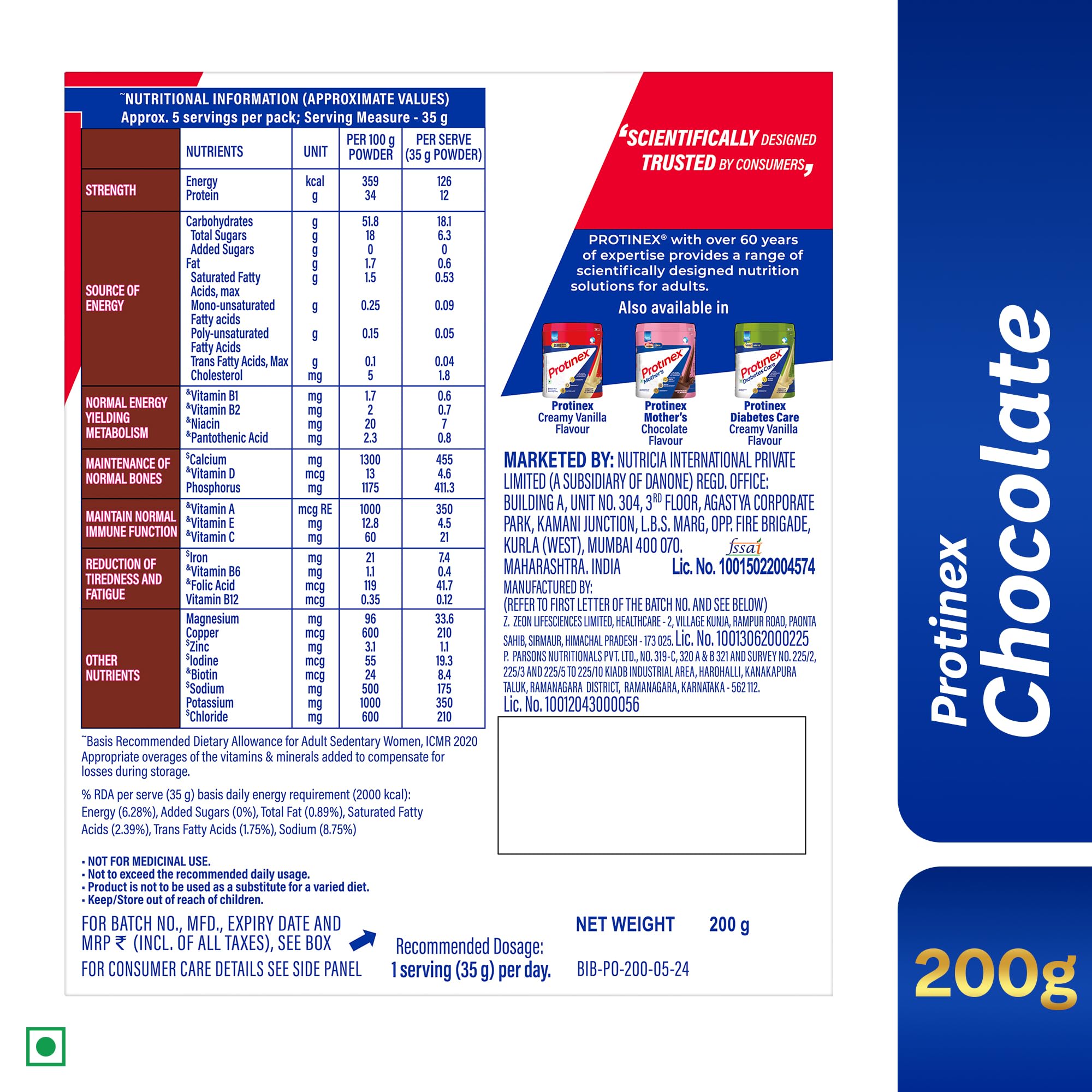 Protinex Rich Chocolate, 200g – view 9