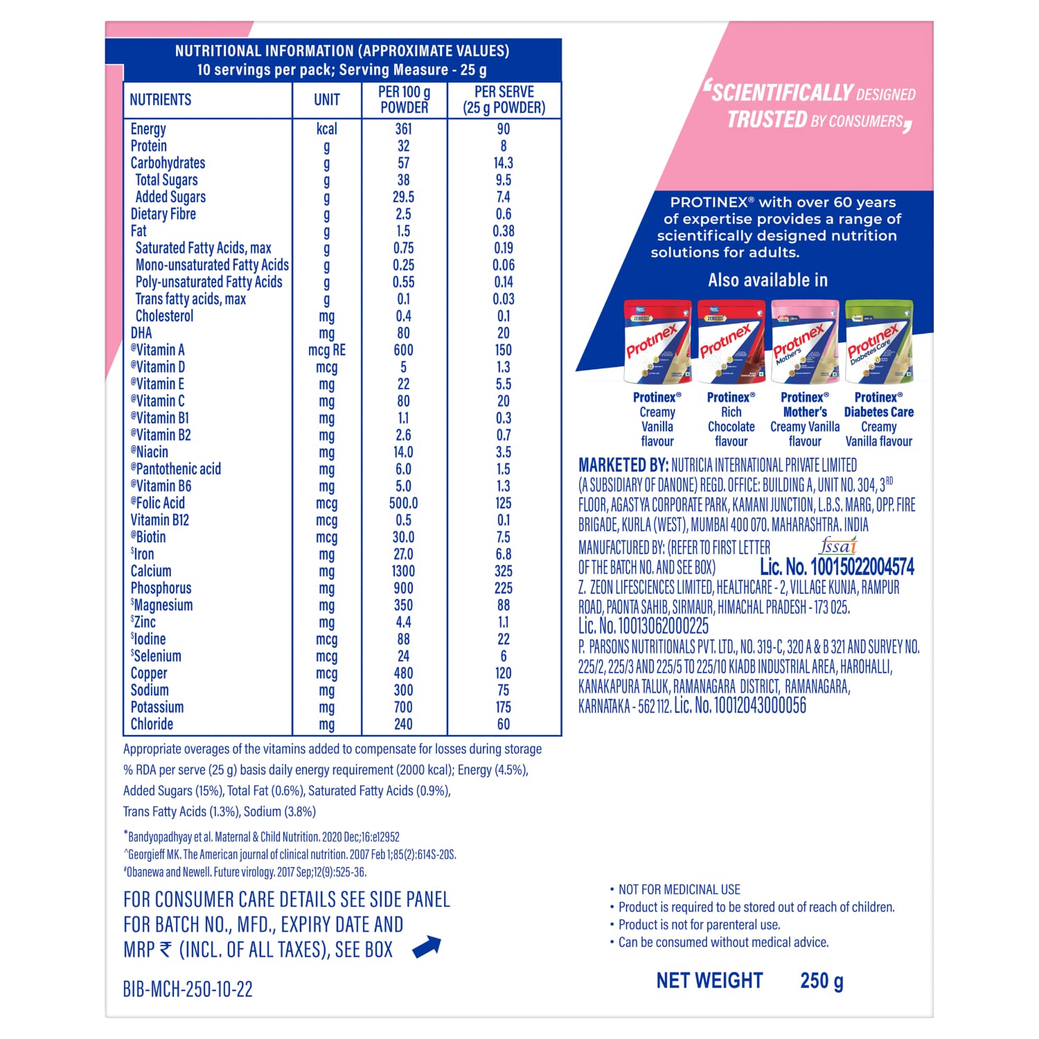 Protinex Mother's Nutritional Mix - (Chocolate Flavor, 200 Gms, BIB) with 28 Vital Nutrients to Support Healthy Birth Weight, Brain Development & Immunity – view 4